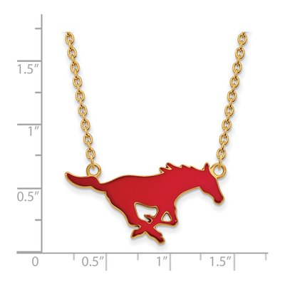 SMU Mustangs Pendant Necklace – view 2