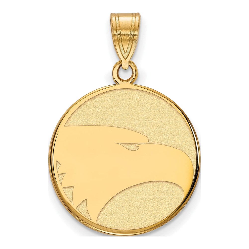 Sterling Silver Gold-Plated Logoart Georgia Southern University Eagle Large Pendant