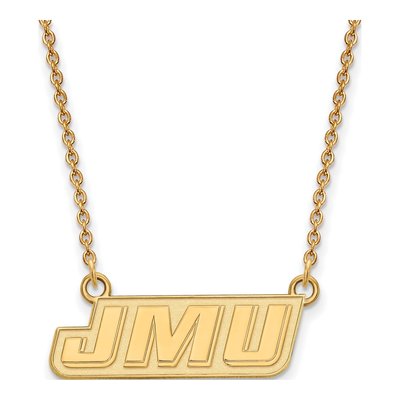 James Madison University Gold-Plated Sterling Silver J-M-U Small Pendant