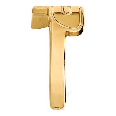 Purdue University Gold-Plated Sterling Silver Toe Letter P Ring – view 3