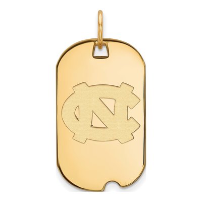 UNC Tar Heels Small Dog Tag Pendant