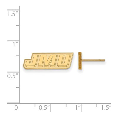 James Madison University Gold-Plated Sterling Silver Earrings – view 2