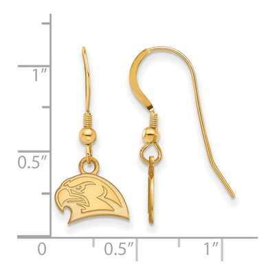 Miami University Gold-Plated Sterling Silver Redhawks Earrings – view 2