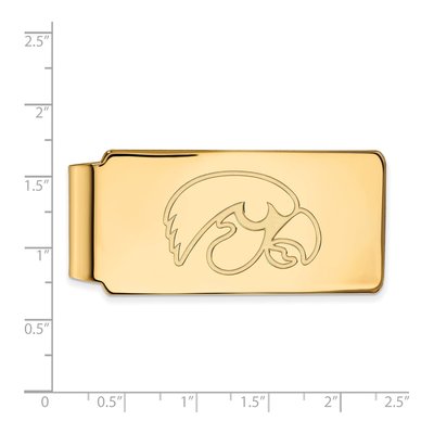 University of Iowa Hawk Money Clip – view 2