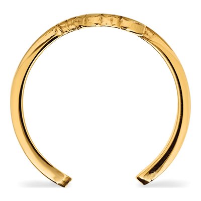 University of Kansas Gold-Plated Sterling Silver Jayhawk Toe Ring – view 2