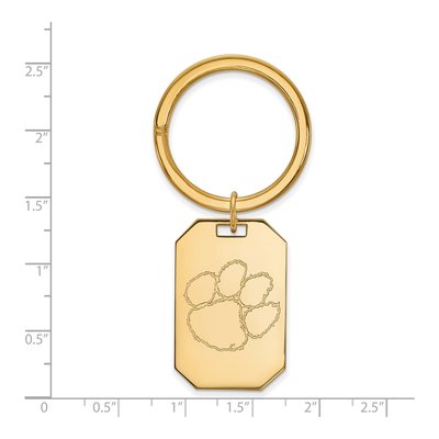 Clemson Tiger Paw Key Ring – view 2