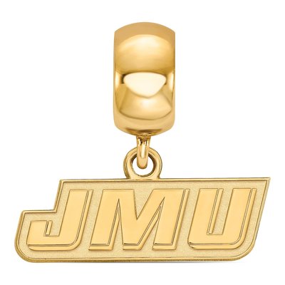 James Madison University Gold-Plated Sterling Silver Dangle Charm – view 2