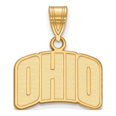 Ohio University Gold-Plated Sterling Silver Small Pendant