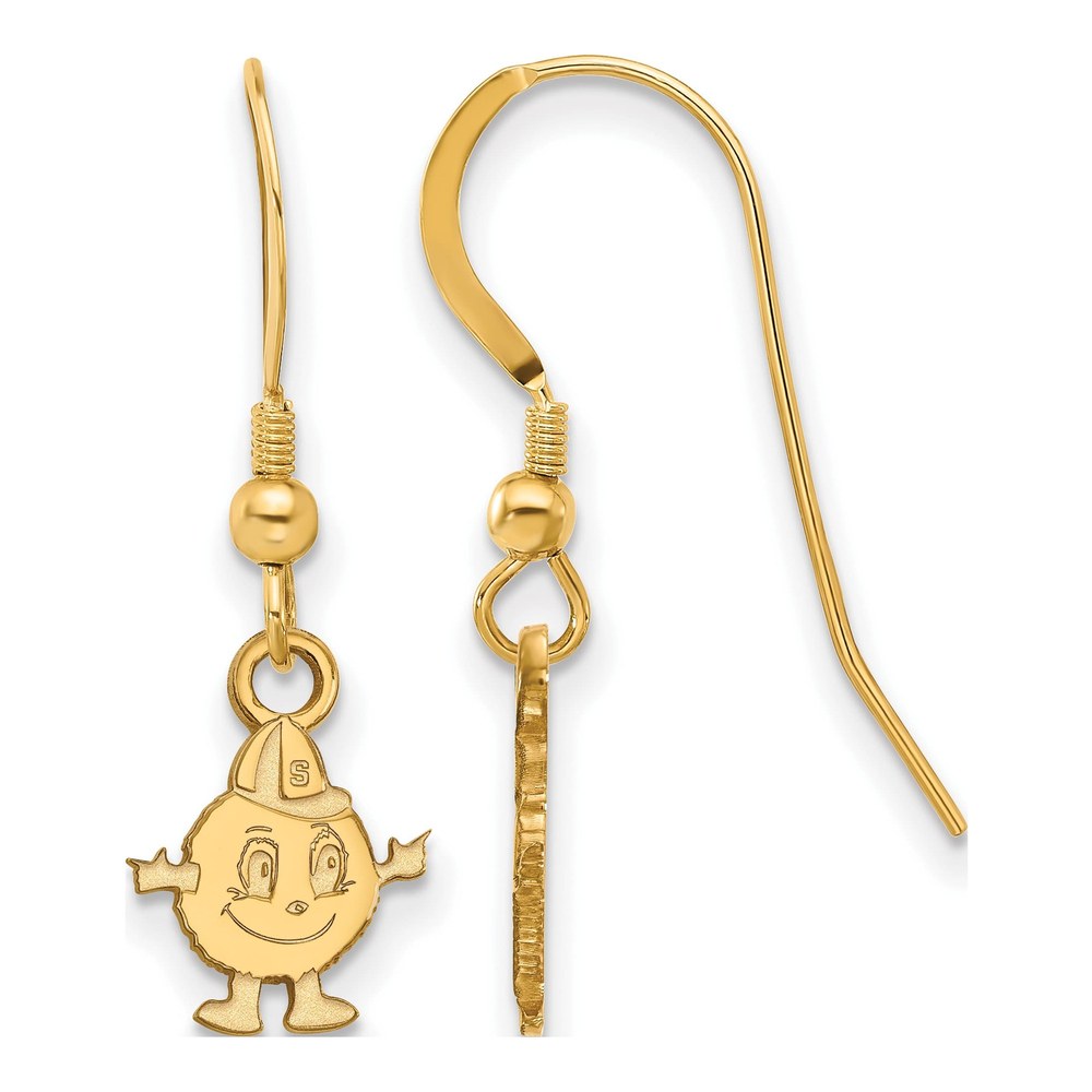 Syracuse University Gold-Plated Sterling Silver Mascot Earrings