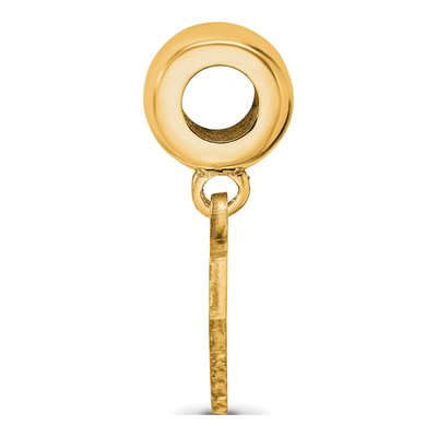The Citadel Gold-Plated Sterling Silver Small Dangle Bead – view 2