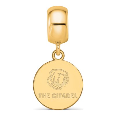 The Citadel Gold-Plated Sterling Silver Small Dangle Bead – view 4