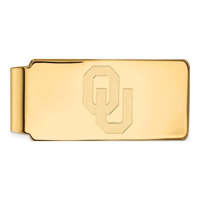 University of Oklahoma Gold-Plated Silver Money Clip