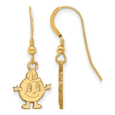 Syracuse University Gold-Plated Sterling Silver Mascot Earrings