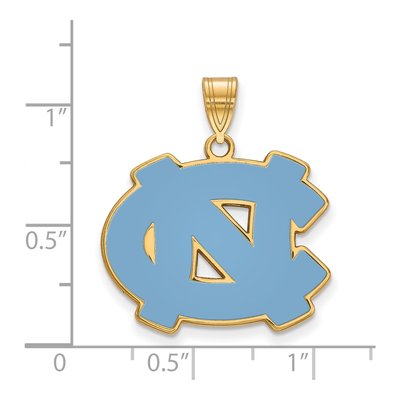 UNC Tar Heels Enameled Pendant – view 2