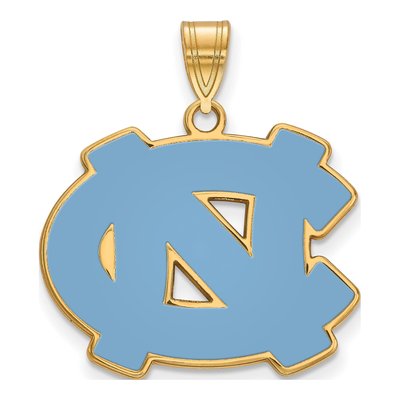UNC Tar Heels Enameled Pendant