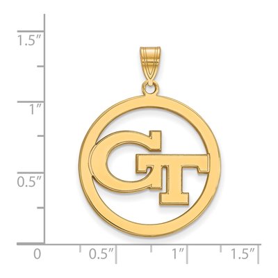 Georgia Tech G-T Circle Pendant – view 2