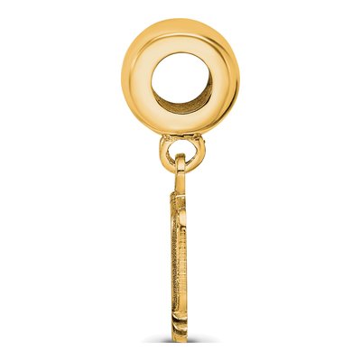 Ohio University Gold-Plated Sterling Silver Small Dangle Bead – view 2