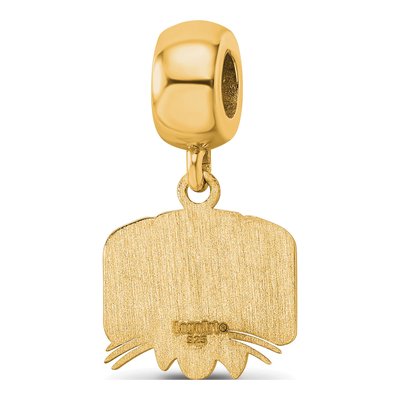 Ohio University Gold-Plated Sterling Silver Small Dangle Bead – view 5