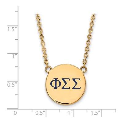 Phi Sigma Sigma Necklace – view 2