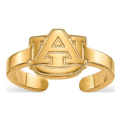 Auburn University Gold-Plated Sterling Silver Toe Ring
