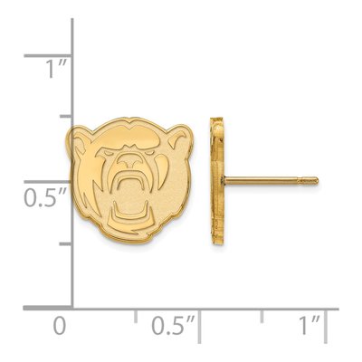 Baylor University Gold-Plated Sterling Silver Stud Earrings – view 2