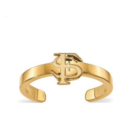 Florida State University Gold-Plated Sterling Silver Toe Ring