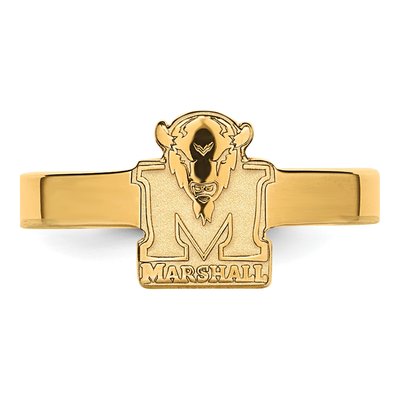 North Carolina State University Gold-Plated Sterling Silver NC Wolfpack Toe Ring – view 2
