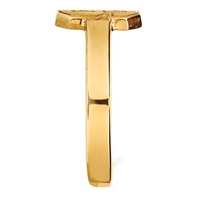 North Carolina State University Gold-Plated Sterling Silver NC Wolfpack Toe Ring – view 3