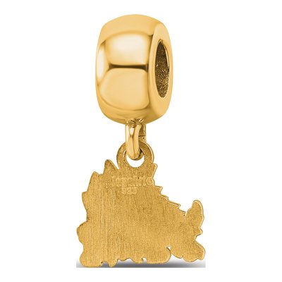 Texas Christian University Gold-Plated Sterling Silver Small TCU Horned Frog Dangle Bead – view 5