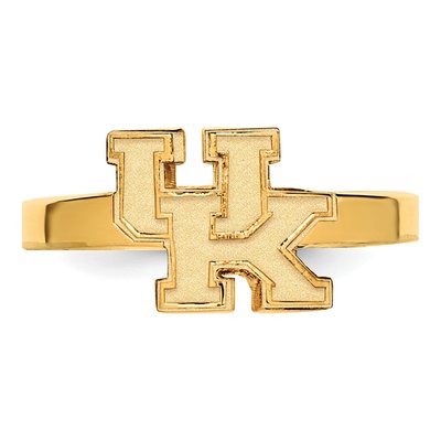 University of Kentucky Gold-Plated Sterling Silver Wildcats Toe Ring – view 4