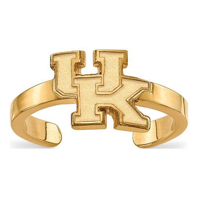 University of Kentucky Gold-Plated Sterling Silver Wildcats Toe Ring
