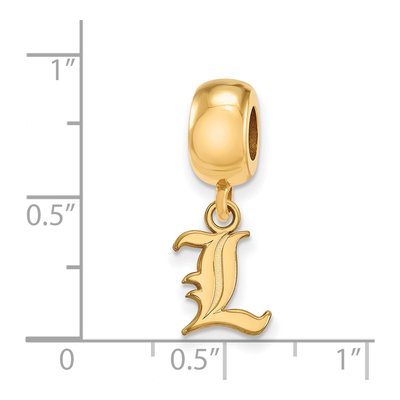 Louisville Cardinals Letter L Dangle Bead Charm – view 3