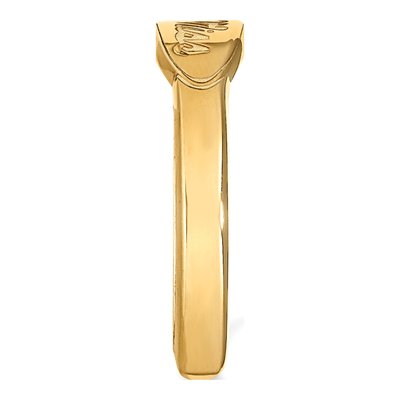 University of Mississippi Gold-Plated Sterling Silver Ole Miss Toe Ring – view 3