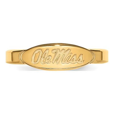 University of Mississippi Gold-Plated Sterling Silver Ole Miss Toe Ring – view 4