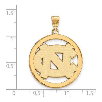 UNC Tar Heels Extra Large Circle Pendant – view 2