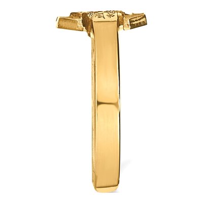 University of South Carolina Gold-Plated Sterling Silver USC Gamecocks Toe Ring – view 2