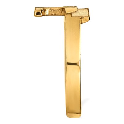 University of Tennessee Gold-Plated Sterling Silver Toe Letter T Ring – view 2