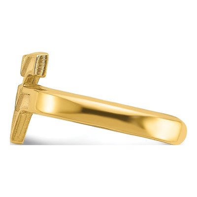 West Virginia University Gold-Plated Sterling Silver WVU Toe Ring – view 3