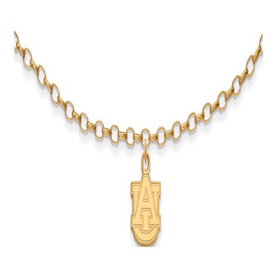 Auburn University Gold-Plated Sterling Silver Extra Small Anklet