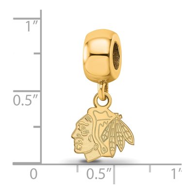 Chicago Blackhawks Dangle Bead – view 3