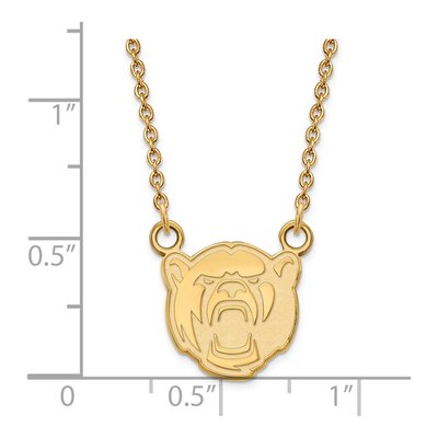 Baylor University Gold-Plated Sterling Silver Small Pendant Necklace – view 3
