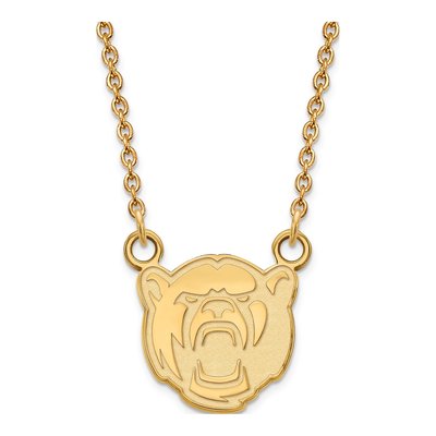 Baylor University Gold-Plated Sterling Silver Small Pendant Necklace