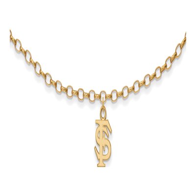 Florida State University Gold-Plated Sterling Silver Extra Small Anklet