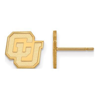University of Colorado Gold-Plated Sterling Silver C-U Earrings