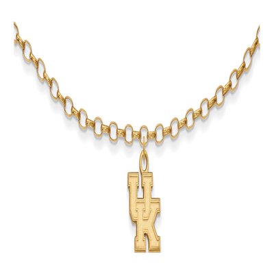 University of Kentucky Gold-Plated Sterling Silver Extra Small Wildcats Anklet