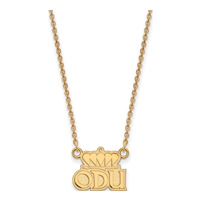 Old Dominion University Gold-Plated Sterling Silver ODU Small Pendant Necklace