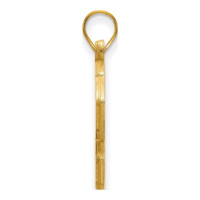 Kansas State University Gold-Plated Sterling Silver Large Wildcat Pendant – view 2