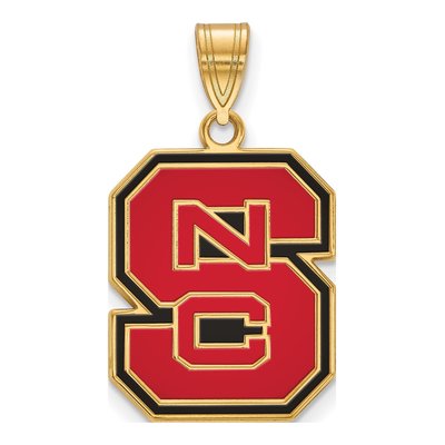 NC State N-C-S Enameled Pendant