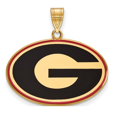 University of Georgia Gold-Plated Sterling Silver Large Letter G Pendant