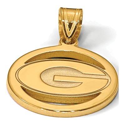 University of Georgia Gold-Plated Sterling Silver Medium Letter G Pendant – view 3
